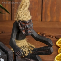 Сувенир дерево календарь "Абориген" 14х20х8 см  МИКС