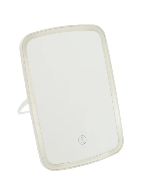 Зеркало KZ-12, подсветка, настольное, 42 диода, USB, 3 режима свечения