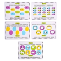 Конструктор развивающий &laquo;Листочки&raquo;, с заданиями, 42 детали