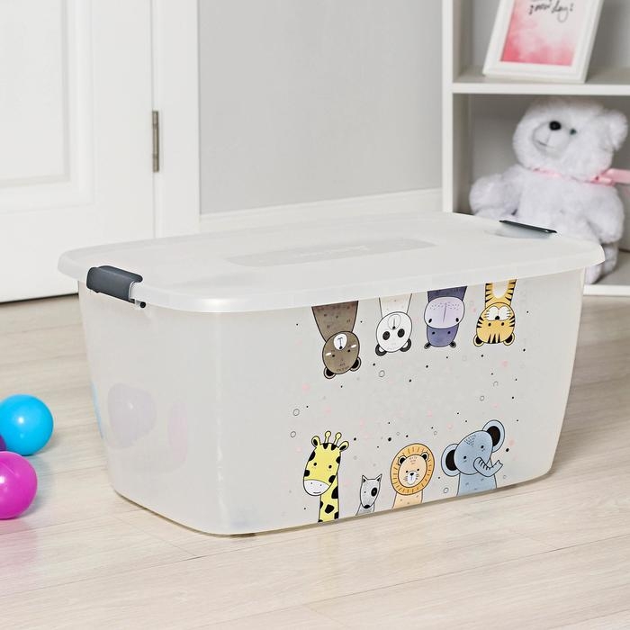 Бокс на колёсиках &laquo;Детский. Универсальный&raquo;, 46 л, цвет МИКС