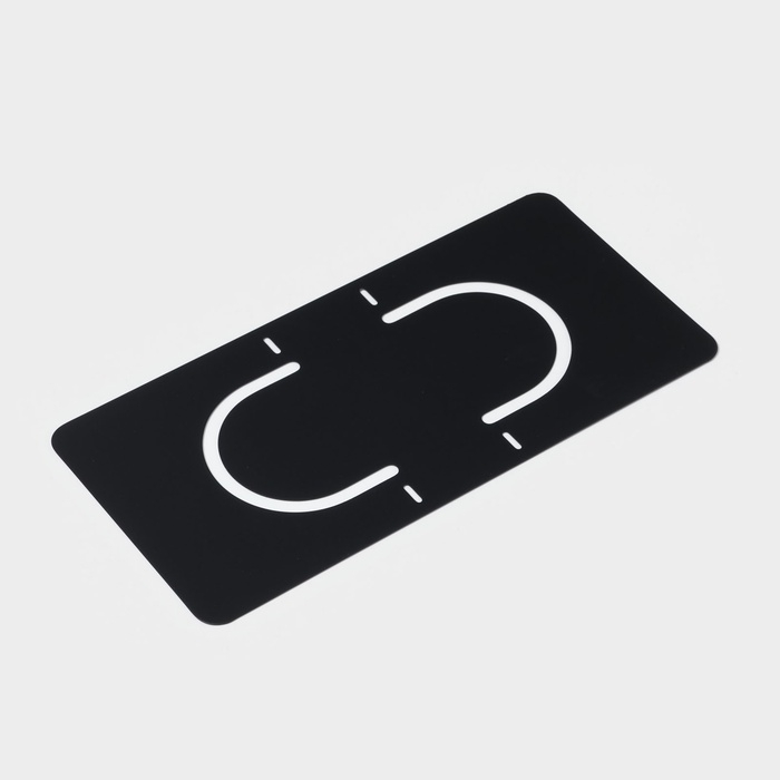 Салфетница Доляна &laquo;Трансформер&raquo;, 10&times;12 см, чёрная