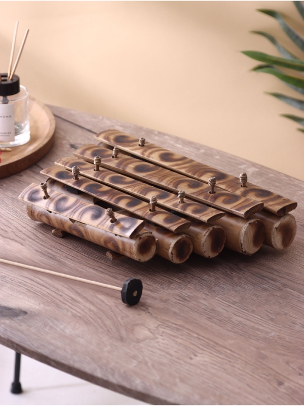Сувенирный музыкальный инструмент "Ксилофон" бамбук, 30х20х6 см