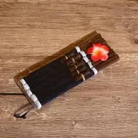 Палочки китайские "Сирень" 5 пар 25х10х2 см кокос, МИКС