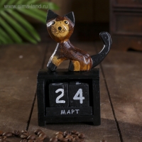 Настольный календарь "Котик" 4х7х12 см