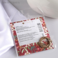 Саше ароматическое "Запахи удовольствия", яблоко-корица, вес 10 г, размер 10&times;10.5 см