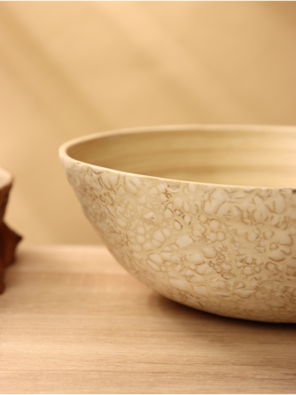 Салатник 25х25х8 см, бамбук