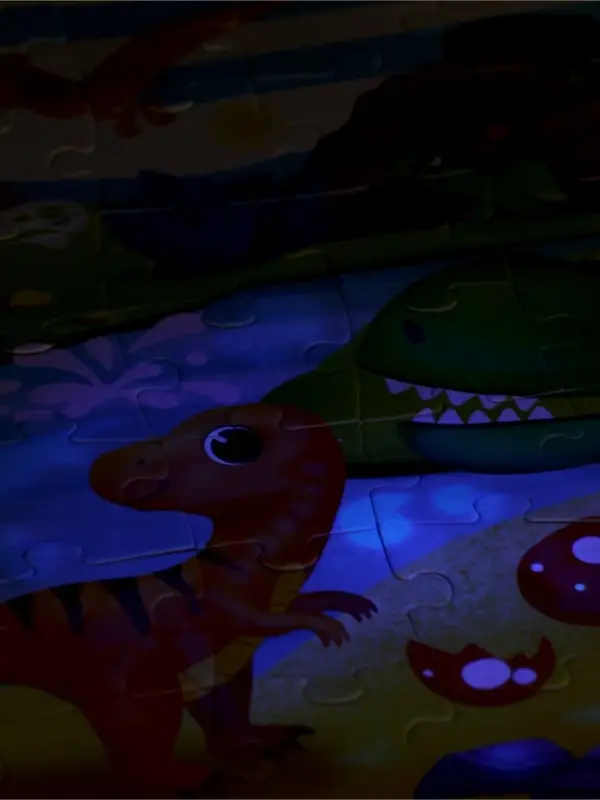 Glow in the dark puzzle(with UV lantern)