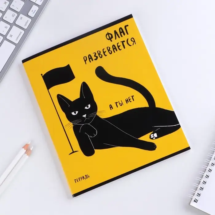 Тетрадь в клетку, 48 л., А5, на скрепке, блок №1 &laquo;Персонажи приколы&raquo; МИКС