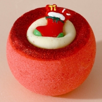 Бомбочка для ванны с игрушкой ЧИСТОЕ СЧАСТЬЕ &laquo;Рождественский Носок&raquo;, 130 г, Новый Год