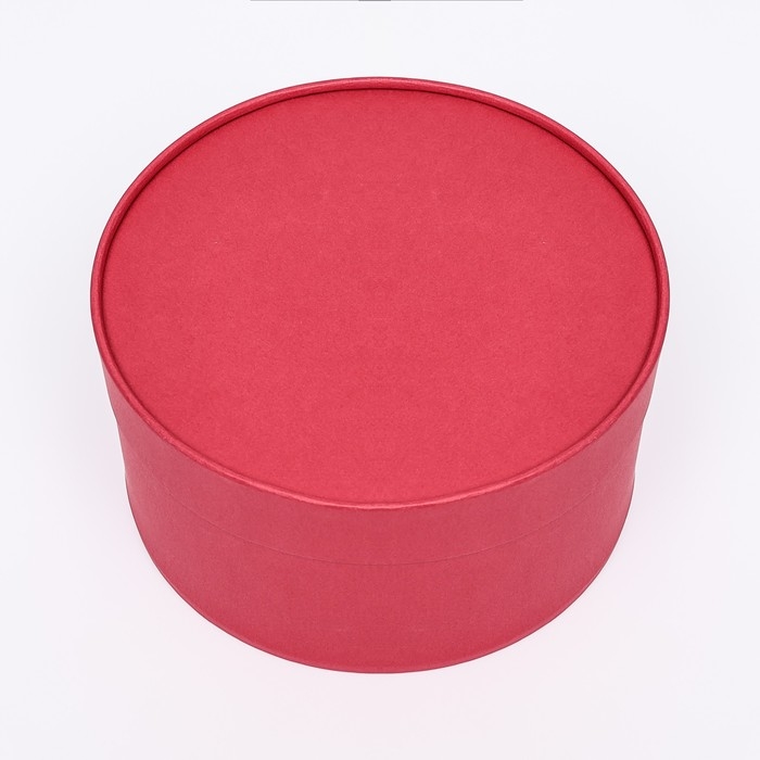 Подарочная коробка "Frilly" красный бархат, завальцованная без окна, 21 х 11  см