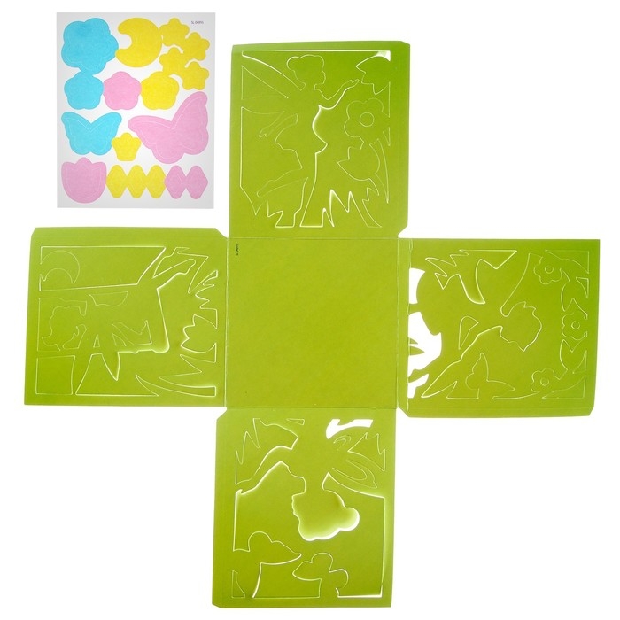 Набор для творчества &laquo;Чудесный ночник: фея&raquo;, 3Д эффект, цветное свечение, с декором, 5+