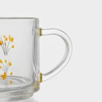 Набор кружек стеклянных &laquo;Весна&raquo;, 2 предмета: 420 мл
