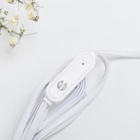 Наушники вакуумные в пакете &laquo;8 марта&raquo;, с микрофоном, 1,2 м, 10 х 15 см