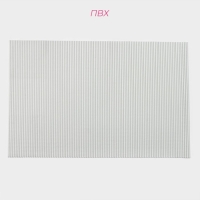 Коврик для ванной и туалета Доляна, 65&times;100 см, цвет белый