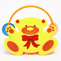 Погремушка - бубен &laquo;Зверушки&raquo;, виды МИКС, Крошка Я