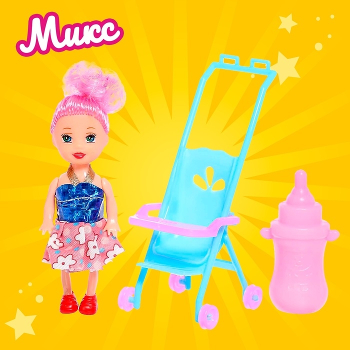 Кукла малышка &laquo;Ева&raquo; с аксессуарами, МИКС