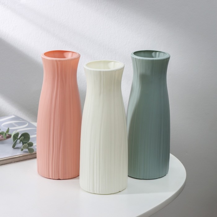 Ваза для цветов, 7,5&times;20,5 см, 650 мл, цвет МИКС