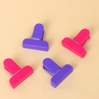 Набор зажимов для пакетов, 4&times;1,7 см, 4 шт, цвет МИКС