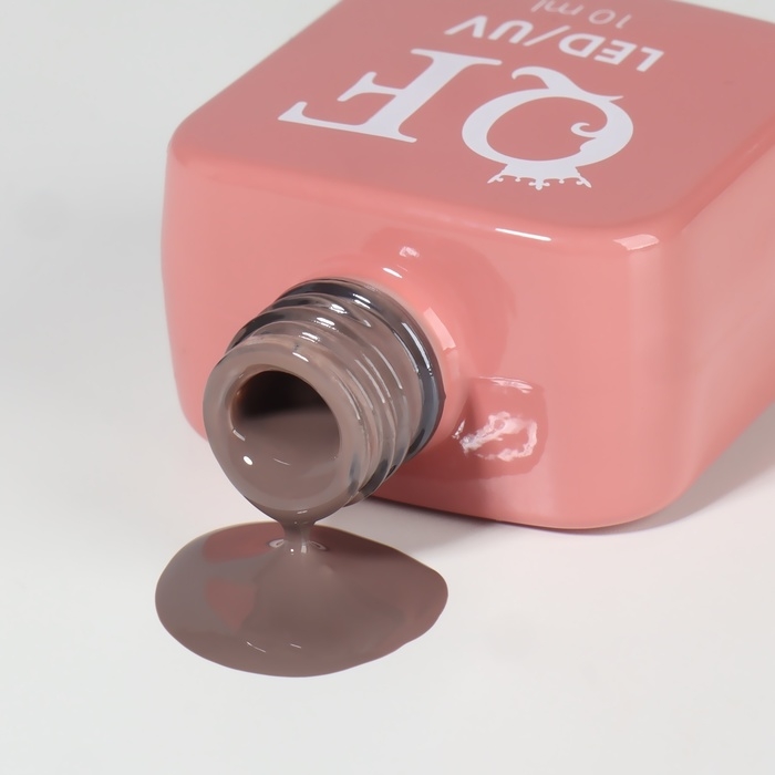 Гель лак для ногтей &laquo;SIMPLE&raquo;, 3-х фазный, 10 мл, LED/UV, цвет коричневый (113)