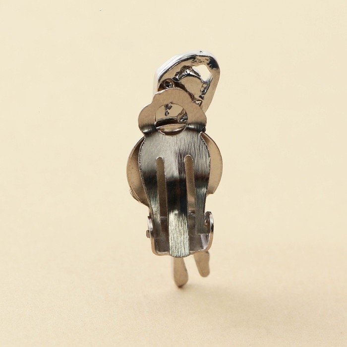 Бижутерия &laquo;Живи мечтой&raquo; набор для девочек: серьги клипсы и кулон , 8 х 9 см