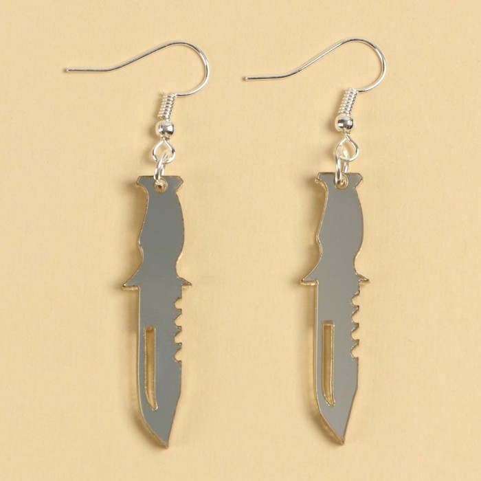 Серьги &laquo;Не беси&raquo;, 6 х 9 см