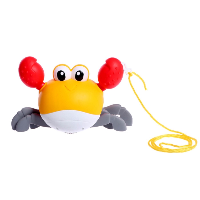 Заводная игрушка &laquo;Весёлый крабик&raquo;, цвета МИКС