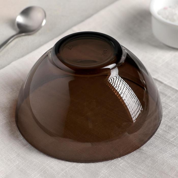 Салатник Luminarc &laquo;Амбьянте&raquo;, 350 мл, d=12 см, стекло, коричневый