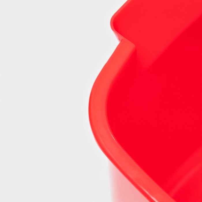 Ведро для уборки, 5.6 л, 21.5&times;23&times;18.5 см, красный