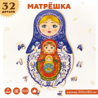 Пазл-конструктор деревянный &laquo;Матрёшка Маша&raquo;