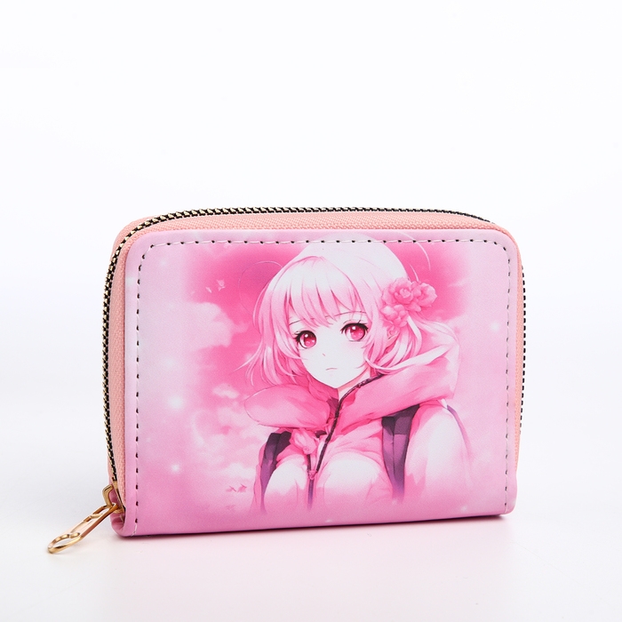 Кошелёк детский на молнии &laquo;Выбражулька&raquo;, цвет розовый