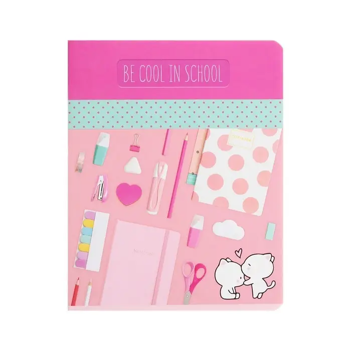 Тетрадь 48 листов в линию &laquo;Девочки&raquo;, обложка мелованный картон, блок офсет, МИКС