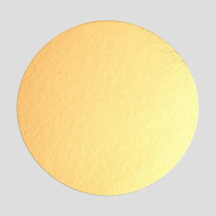 Подложка для торта, 18 см, золото, 2.5 мм