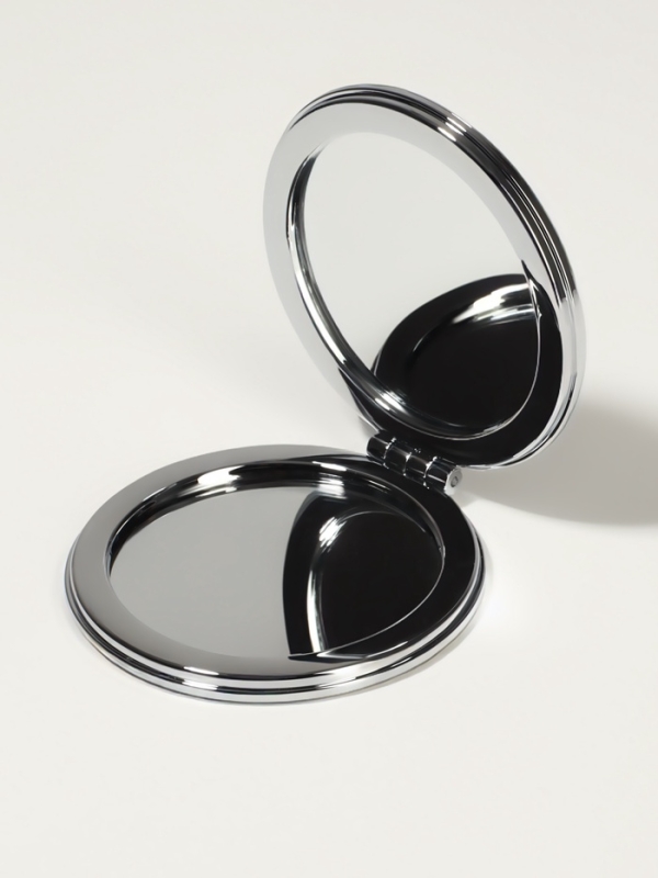 Зеркало складное &laquo;Круги&raquo;, d = 7,2 см, с увеличением, цвет МИКС