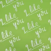 Пленка для цветов матовая, &laquo;Ты мне нравишься&raquo;, 57&times;57 см, зелёная мята, 65 мкм