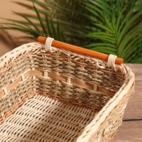 Корзина плетеная 30x22x11 см, ротанг