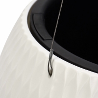 Кашпо "Жемчужина" 7л подвесное, белый