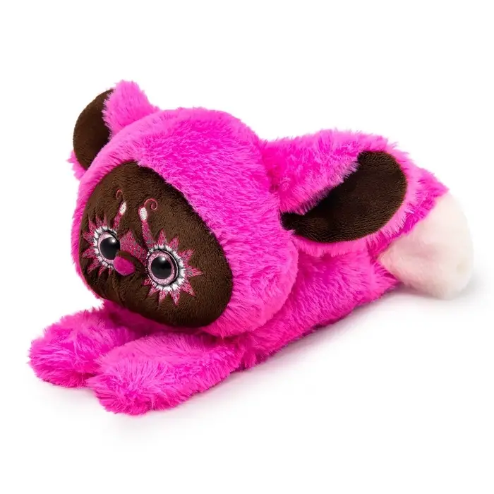Мягкая игрушка "Тёко на 2 браслетах", фуксия, 25 см LRta-051