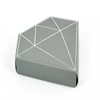 Коробка подарочная под бижутерию &laquo;Серая, тиснение&raquo;, 10 х 9 х 3.5 см