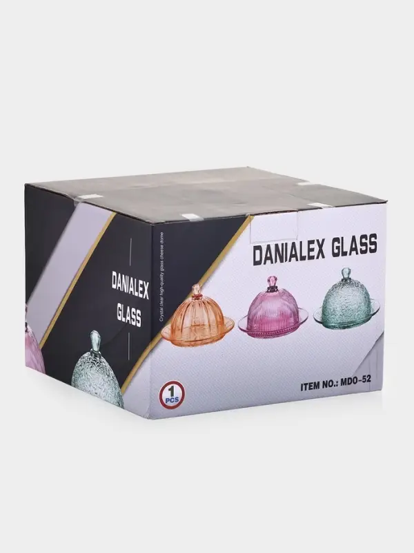 Блюдо для подачи с крышкой "Riffle", 19.5х13 см