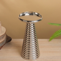 Подсвечник "Флэйм" 12х12х22,5 см, алюминий