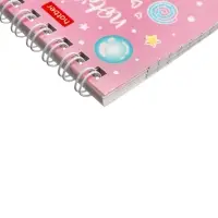 Блокнот 40л А6 клетка Hatber "Забавные корги", на гребне, обл мел карт