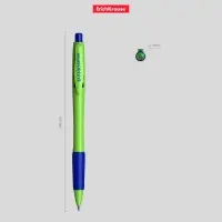Ручка шариковая автоматическая ErichKrause JOY Neon, узел 0.7 мм, чернила синие, резиновый держатель, супермягкое письмо, длина линии письма 1300 метров, МИКС