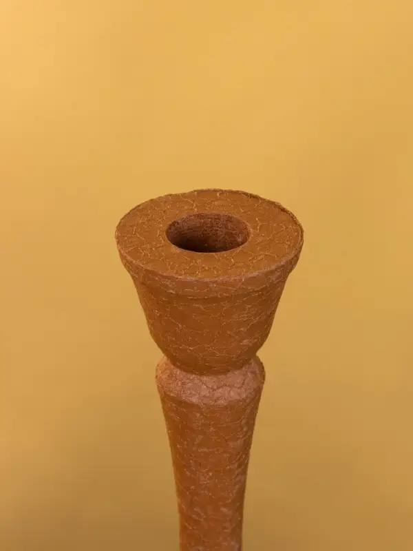 Подсвечник на 1 свечу "Бисквит" 10,5х10,5х30 см