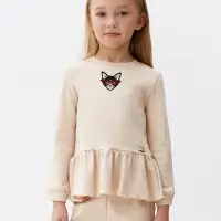 Термоаппликация &laquo;Кот в очках&raquo;, 6&times;6 см, чёрная