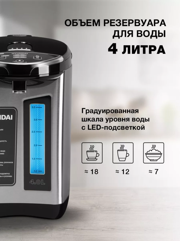 Термопот HYTP-5840 4л 760Вт