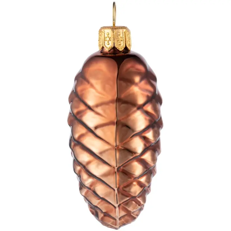 Елочная игрушка &laquo;Шишка&raquo;, коричневая