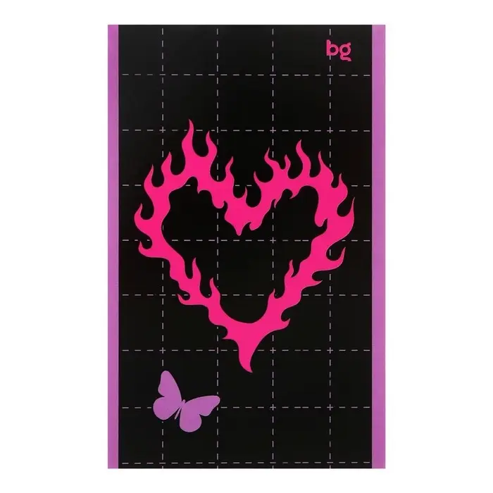 Блокнот А6, 24 листа в клетку на скрепке "Девочки", обложка мелованный картон, блок 60 г/м2, МИКС