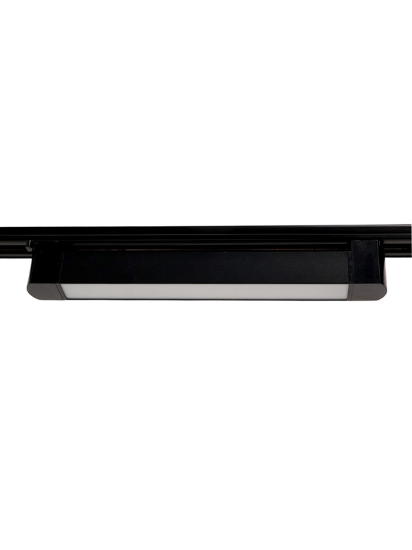 Трековый светильник линейный, поворотный, 20 Вт, 1800 Лм, 4000К, IP20, черный