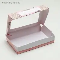 Кондитерская упаковка, коробка с ламинацией &laquo;Тропики&raquo;, 20 х 12 х 4 см