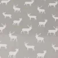 Пленка глянцевая "Северные олени", белый, 0,7 х 7,5 м, 40 мкм, 200 гр